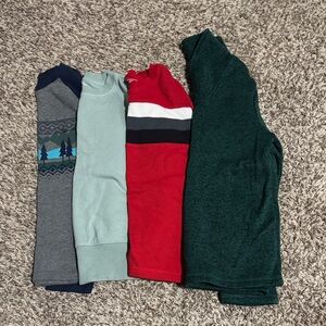 Colorful Long Sleeve Shirts Set